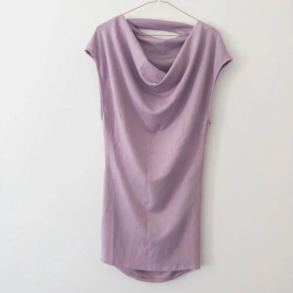 NWOT Free People Amelie Mini Dress (with Stretch!) in Purple, Size S - Picture 6 of 9